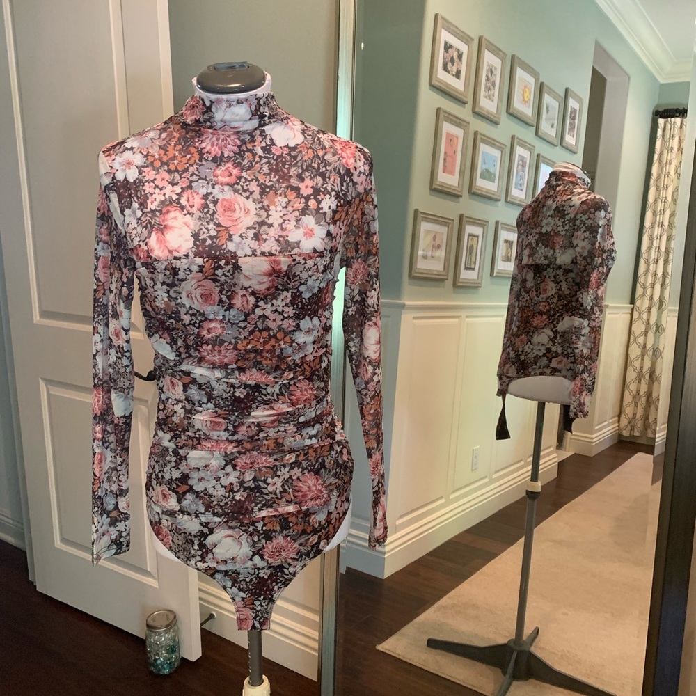 Floral Long Sleeve Bodysuit